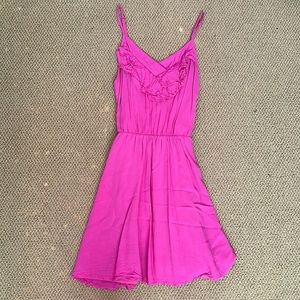Pink Flowy Summer Dress
